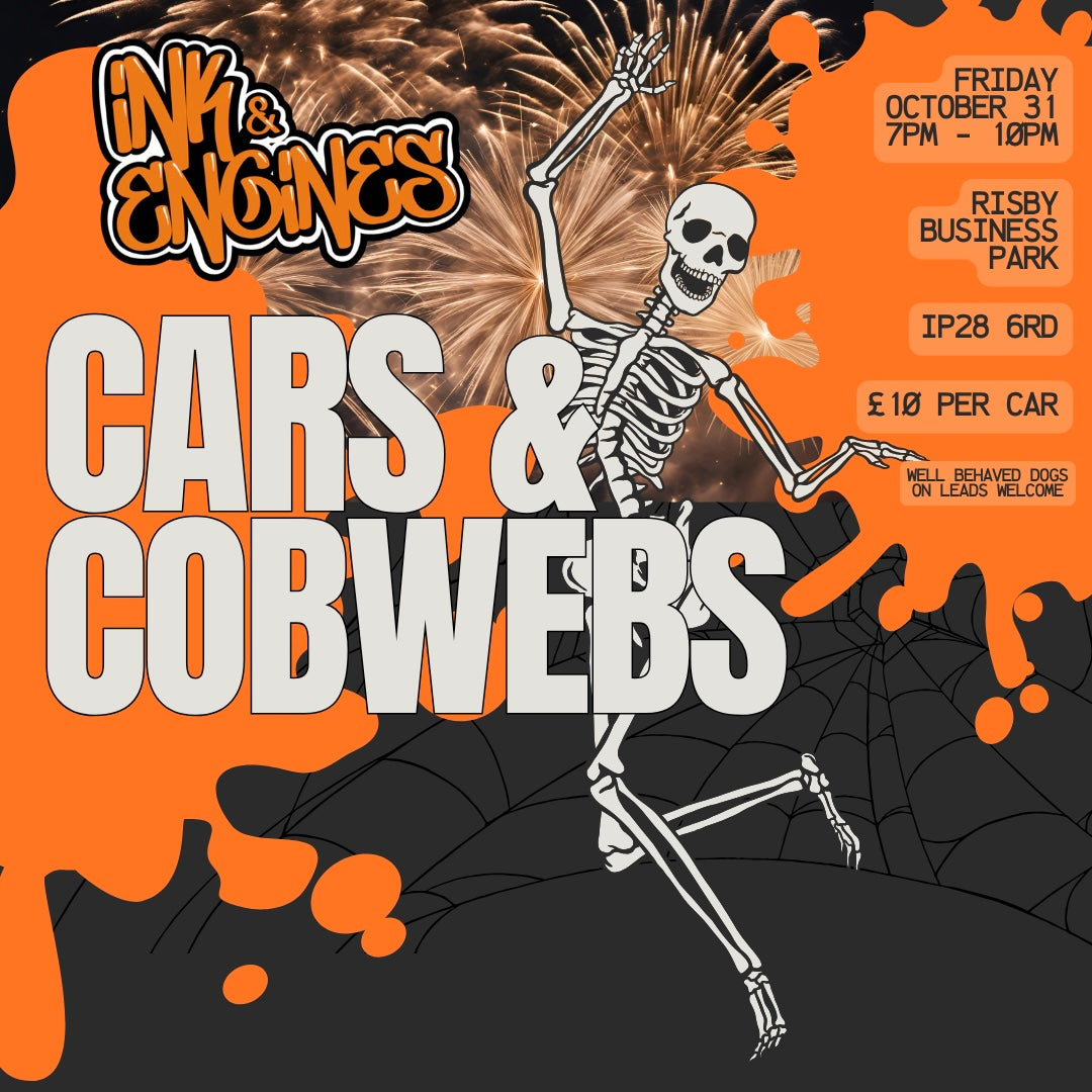 Cars and Cobwebs £10 per car/vehicle