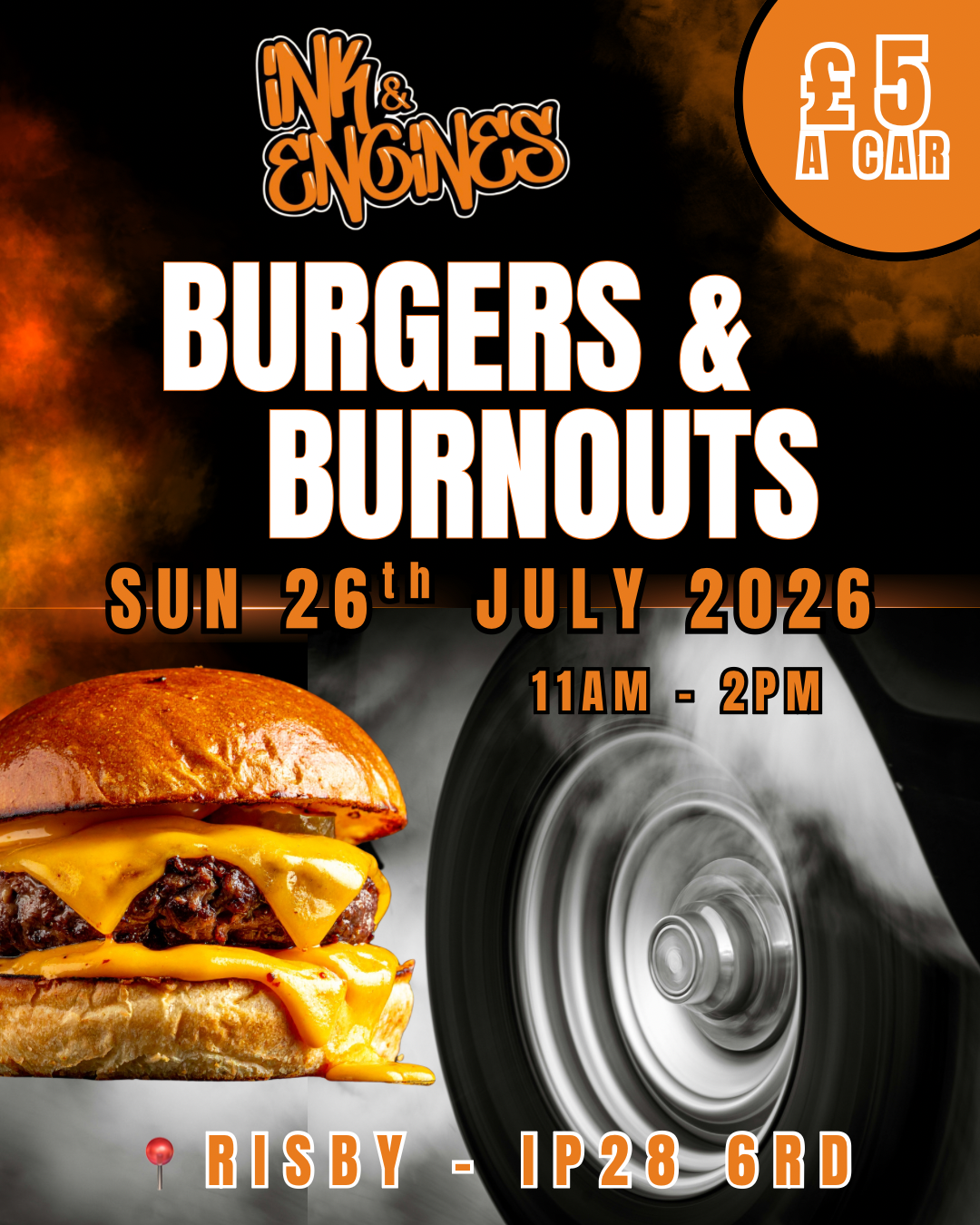 BURGERS AND BURNOUTS